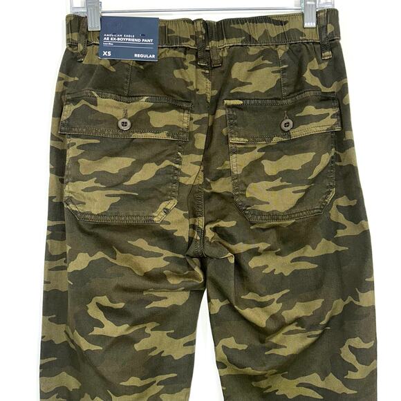 NWT American Eagle AE Low Rise Ex Boyfriend Camo Pant Size XS - Picture 9 of 16